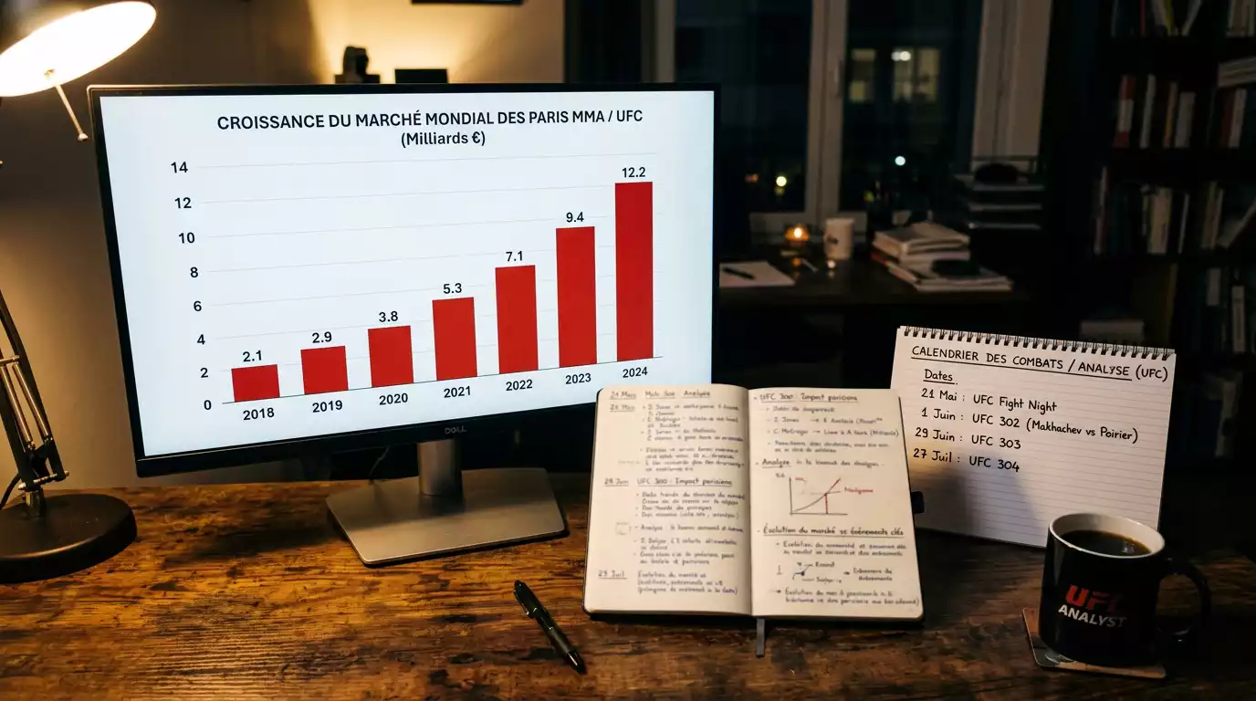 Croissance du marché des paris MMA et UFC dans le monde
